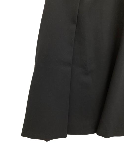 ENFOLD（エンフォルド）ENFOLD (エンフォルド) アシメトリータックスカート ブラック サイズ:36の古着・服飾アイテム