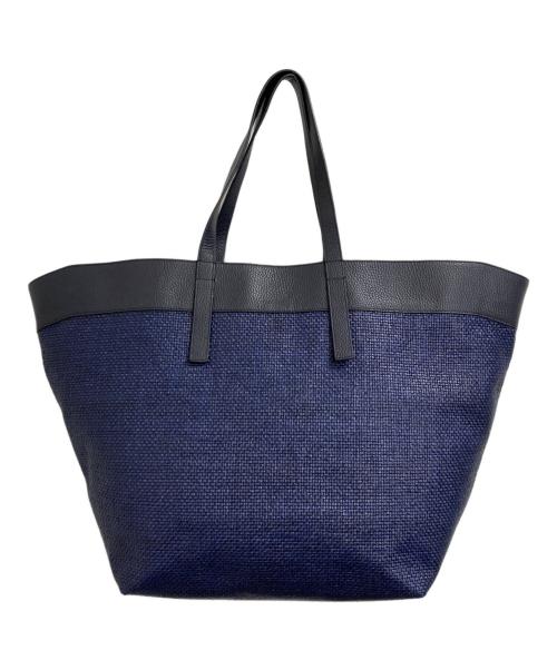 JIL SANDER NAVY（ジルサンダー ネイビー）JIL SANDER NAVY (ジルサンダー ネイビー) トートバッグ ネイビーの古着・服飾アイテム