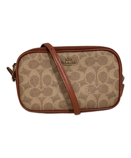 COACH（コーチ）COACH (コーチ) ポーチ ブラウンの古着・服飾アイテム