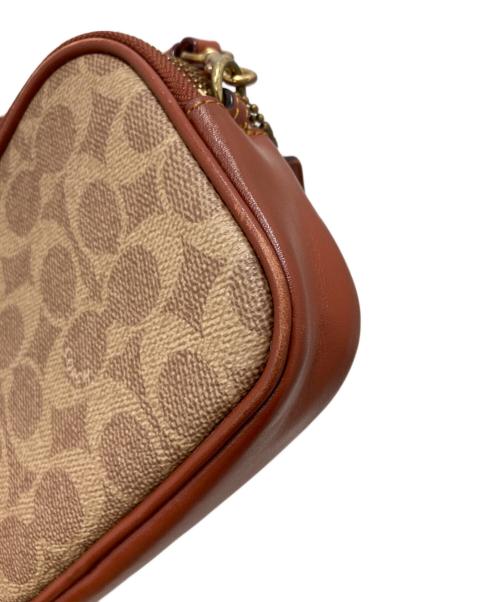 COACH（コーチ）COACH (コーチ) ポーチ ブラウンの古着・服飾アイテム