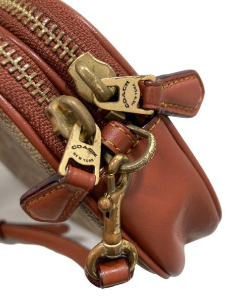 COACH（コーチ）COACH (コーチ) ポーチ ブラウンの古着・服飾アイテム