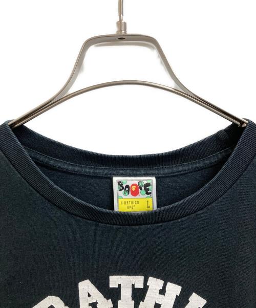 A BATHING APE（ア ベイシング エイプ）A BATHING APE (ア ベイシング エイプ) Tシャツ ブラック サイズ:Lの古着・服飾アイテム