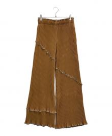 kotohayokozawa（コトハヨコザワ）の古着「プリーツパンツ」｜ブラウン