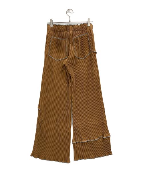 kotohayokozawa（コトハヨコザワ）kotohayokozawa (コトハヨコザワ) プリーツパンツ ブラウン サイズ:F 未使用品の古着・服飾アイテム