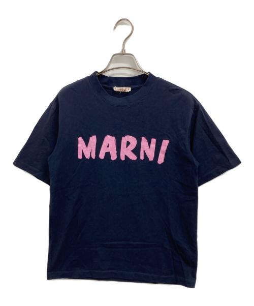 MARNI（マルニ）MARNI (マルニ) Tシャツ ネイビー サイズ:36の古着・服飾アイテム