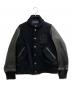 Drawer（ドゥロワー）の古着「袖革スタジャン」｜ブラック