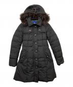 BURBERRY BLUE LABELバーバリーロンドンブルーレーベル）の古着「ダウンコート」｜ブラック