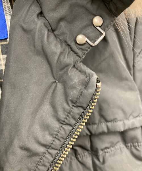 BURBERRY BLUE LABEL（バーバリーロンドンブルーレーベル）BURBERRY BLUE LABEL (バーバリーロンドンブルーレーベル) ダウンコート ブラック サイズ:36の古着・服飾アイテム