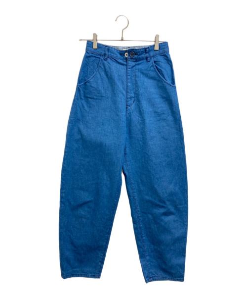 STEVEN ALAN（スティーブンアラン）STEVEN ALAN (スティーブンアラン) 12oz デニム ワイド テーパードパンツ ブルー サイズ:Mの古着・服飾アイテム