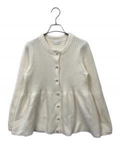 yori ウールケーブルカーディガン　36 中古・古着通販】yori (ヨリ) ウールケーブルカーディガン ピンク