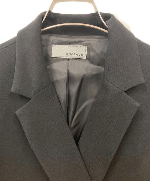 uncrave（アンクレイヴ）uncrave (アンクレイヴ) コート ブラック サイズ:1 未使用品の古着・服飾アイテム