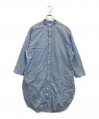 23区ニジュウサンク）の古着「シャツワンピース」｜ブルー