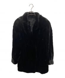 SAGA MINK（サガミンク）の古着「ミンクファーコート」｜ブラック