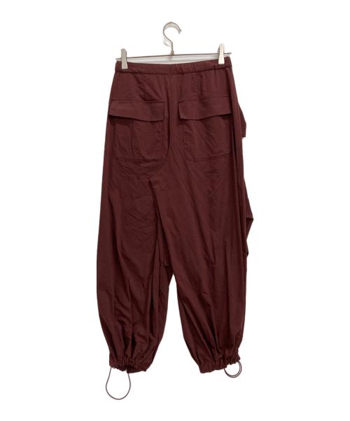 nagonstans（ナゴンスタンス）nagonstans (ナゴンスタンス) パラシュートパンツ レッド サイズ:SMALLの古着・服飾アイテム