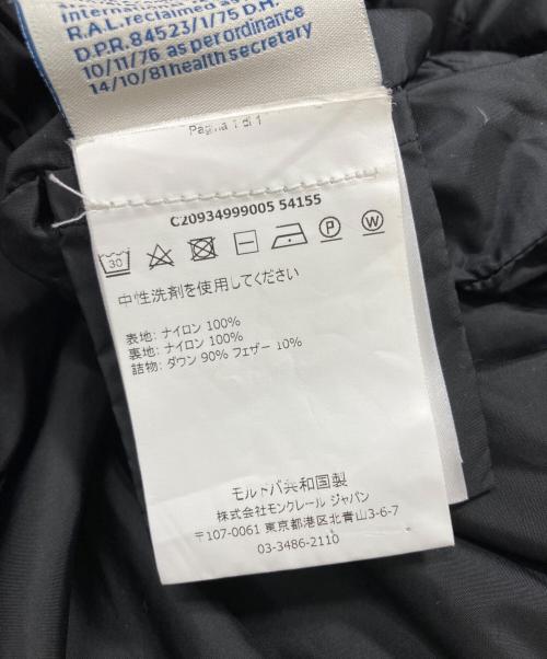 MONCLER（モンクレール）MONCLER (モンクレール) ダウンコート ブラック サイズ:00の古着・服飾アイテム