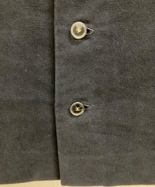 CHANEL（シャネル）CHANEL (シャネル) ベロアブラウス ネイビー サイズ:38の古着・服飾アイテム