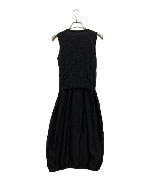 BRUNELLO CUCINELLI（ブルネロクチネリ）BRUNELLO CUCINELLI (ブルネロクチネリ) カシミヤノースリーブワンピース グレー サイズ:XSの古着・服飾アイテム