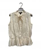 LOUIS VUITTONルイ ヴィトン）の古着「ノースリーブブラウス」｜ベージュ