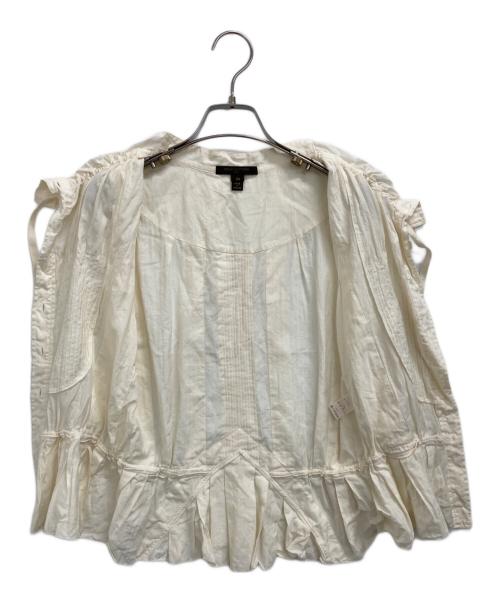 LOUIS VUITTON（ルイ ヴィトン）LOUIS VUITTON (ルイ ヴィトン) ノースリーブブラウス ベージュ サイズ:34の古着・服飾アイテム