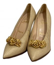 Christian Louboutin（クリスチャン・ルブタン）の古着「パンプス」｜ベージュ