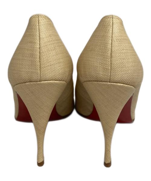 Christian Louboutin（クリスチャン・ルブタン）Christian Louboutin (クリスチャン・ルブタン) パンプス ベージュ サイズ:37 1/2の古着・服飾アイテム