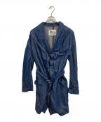 Vivienne Westwood manヴィヴィアン ウェストウッド マン）の古着「変形リネン混デニムコート」｜インディゴ