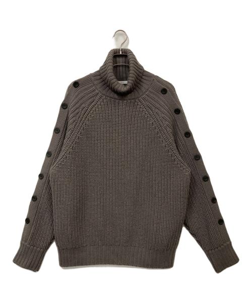 JOHN LAWRENCE SULLIVAN（ジョン ローレンス サリバン）JOHN LAWRENCE SULLIVAN (ジョン ローレンス サリバン) ボタンスリーブニットセーター ブラウン サイズ:0Sの古着・服飾アイテム