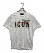 DSQUARED2ディースクエアード）の古着「Tシャツ」｜ホワイト