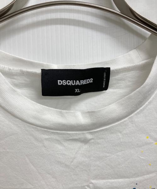 DSQUARED2（ディースクエアード）DSQUARED2 (ディースクエアード) Tシャツ ホワイト サイズ:XLの古着・服飾アイテム