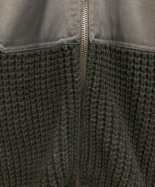 DIESEL（ディーゼル）DIESEL (ディーゼル) ニットパーカー ブラック サイズ:Lの古着・服飾アイテム