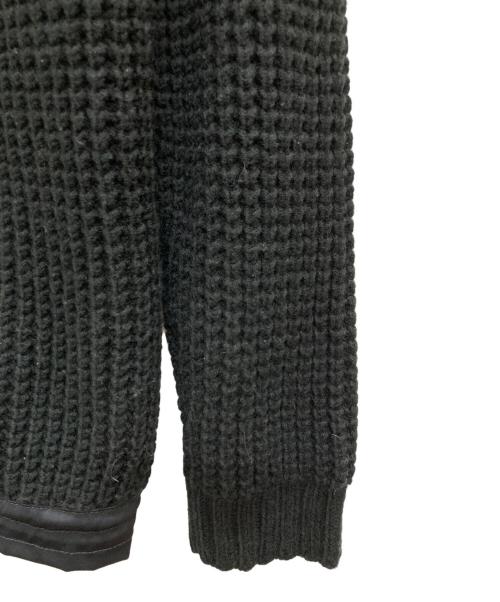 DIESEL（ディーゼル）DIESEL (ディーゼル) ニットパーカー ブラック サイズ:Lの古着・服飾アイテム