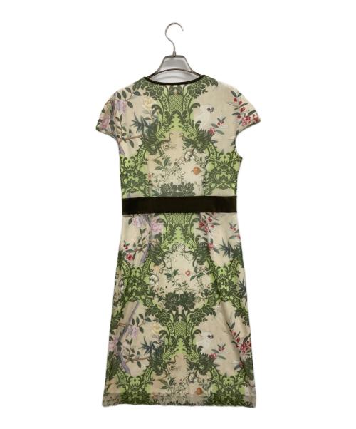 VIVIENNE TAM（ヴィヴィアンタム）VIVIENNE TAM (ヴィヴィアンタム) ノースリーブワンピース グリーン サイズ:40の古着・服飾アイテム