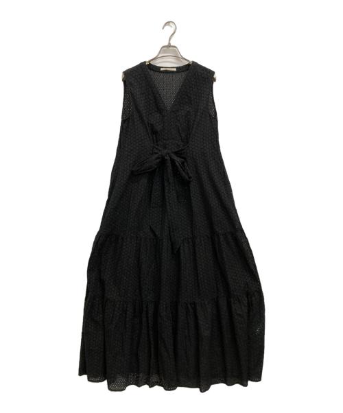 ne quittez pas（ヌキテパ）ne quittez pas (ヌキテパ) ノースリーブワンピース ブラック サイズ:表記なしの古着・服飾アイテム