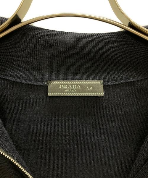 PRADA（プラダ）PRADA (プラダ) ドライバーズニット ブラック サイズ:50の古着・服飾アイテム