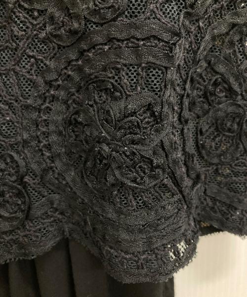 ne quittez pas（ヌキテパ）ne quittez pas (ヌキテパ) ドッキングワンピース ブラック サイズ:表記なしの古着・服飾アイテム