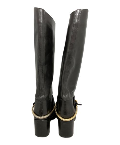 SARTORE（サルトル）SARTORE (サルトル) ビット付ジョッキーブーツ ブラック サイズ:36の古着・服飾アイテム
