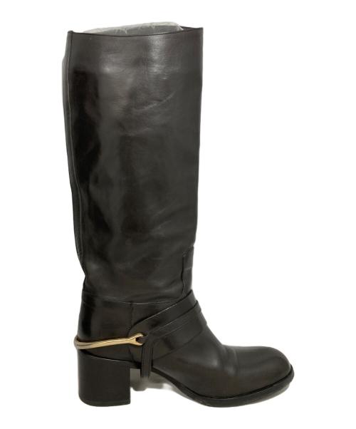 SARTORE（サルトル）SARTORE (サルトル) ビット付ジョッキーブーツ ブラック サイズ:36の古着・服飾アイテム