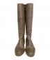 中古・古着 SARTORE (サルトル) ロングブーツ ベージュ サイズ:36：8000円