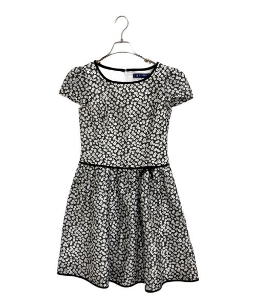 M'S GRACY（エムズグレイシー）M'S GRACY (エムズグレイシー) ワンピース ホワイト×ブラック サイズ:38の古着・服飾アイテム