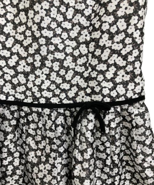 M'S GRACY（エムズグレイシー）M'S GRACY (エムズグレイシー) ワンピース ホワイト×ブラック サイズ:38の古着・服飾アイテム