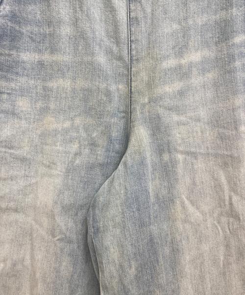 DRAWER（ドゥロワー）Drawer (ドゥロワー) ハイウエスト ワイドパンツ インディゴ サイズ:34の古着・服飾アイテム