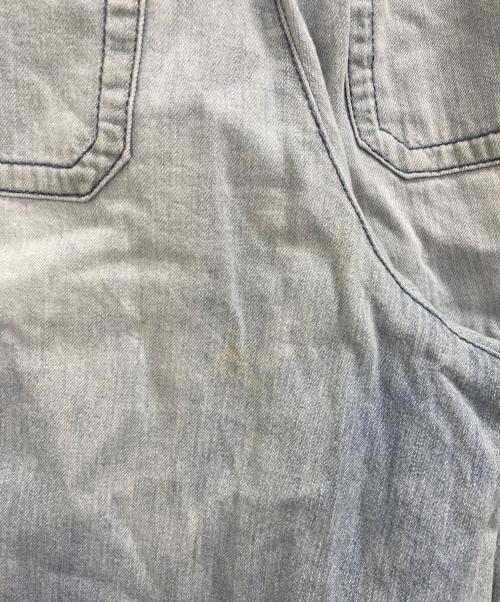 DRAWER（ドゥロワー）Drawer (ドゥロワー) ハイウエスト ワイドパンツ インディゴ サイズ:34の古着・服飾アイテム