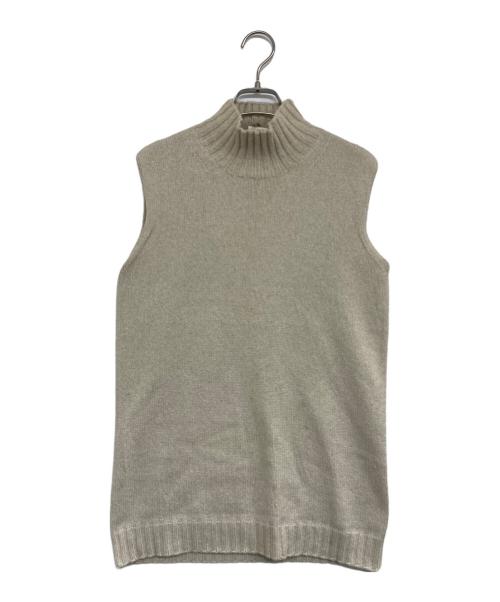 HERMES（エルメス）HERMES (エルメス) ノースリーブニット ベージュ サイズ:MEの古着・服飾アイテム