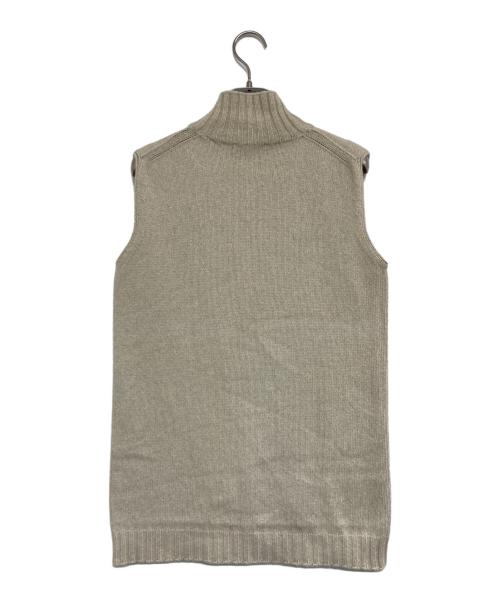 HERMES（エルメス）HERMES (エルメス) ノースリーブニット ベージュ サイズ:MEの古着・服飾アイテム