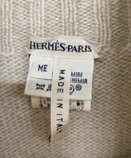 HERMES（エルメス）HERMES (エルメス) ノースリーブニット ベージュ サイズ:MEの古着・服飾アイテム