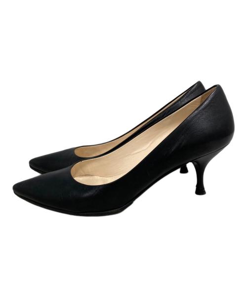 PRADA（プラダ）PRADA (プラダ) パンプス ブラック サイズ:36 1/2の古着・服飾アイテム