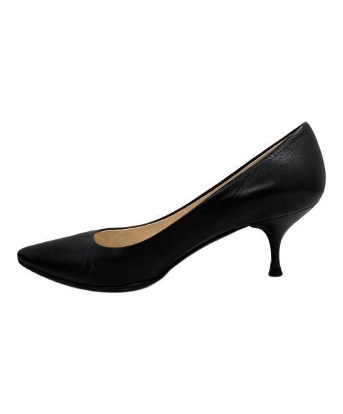 PRADA（プラダ）PRADA (プラダ) パンプス ブラック サイズ:36 1/2の古着・服飾アイテム
