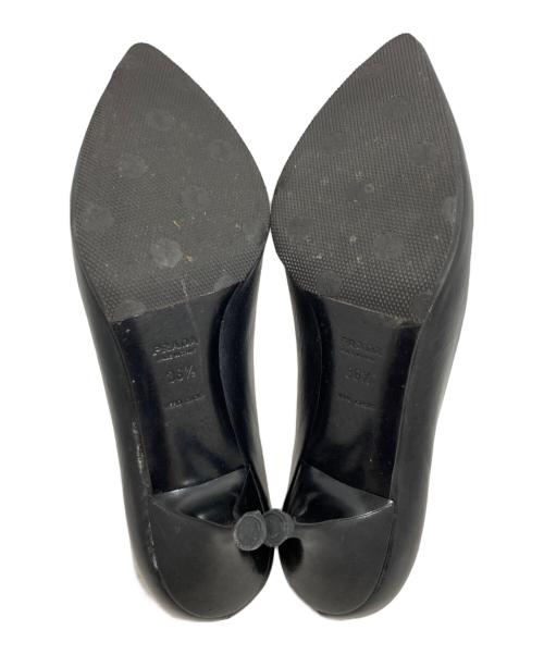 PRADA（プラダ）PRADA (プラダ) パンプス ブラック サイズ:36 1/2の古着・服飾アイテム