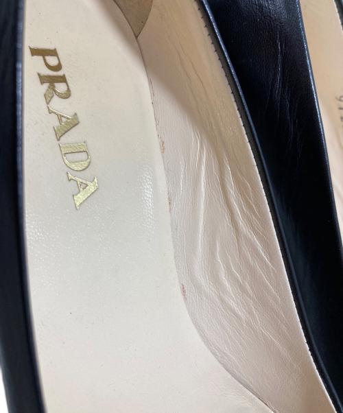 PRADA（プラダ）PRADA (プラダ) パンプス ブラック サイズ:36 1/2の古着・服飾アイテム