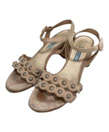 PRADA（プラダ）の古着「サンダル」｜ベージュ